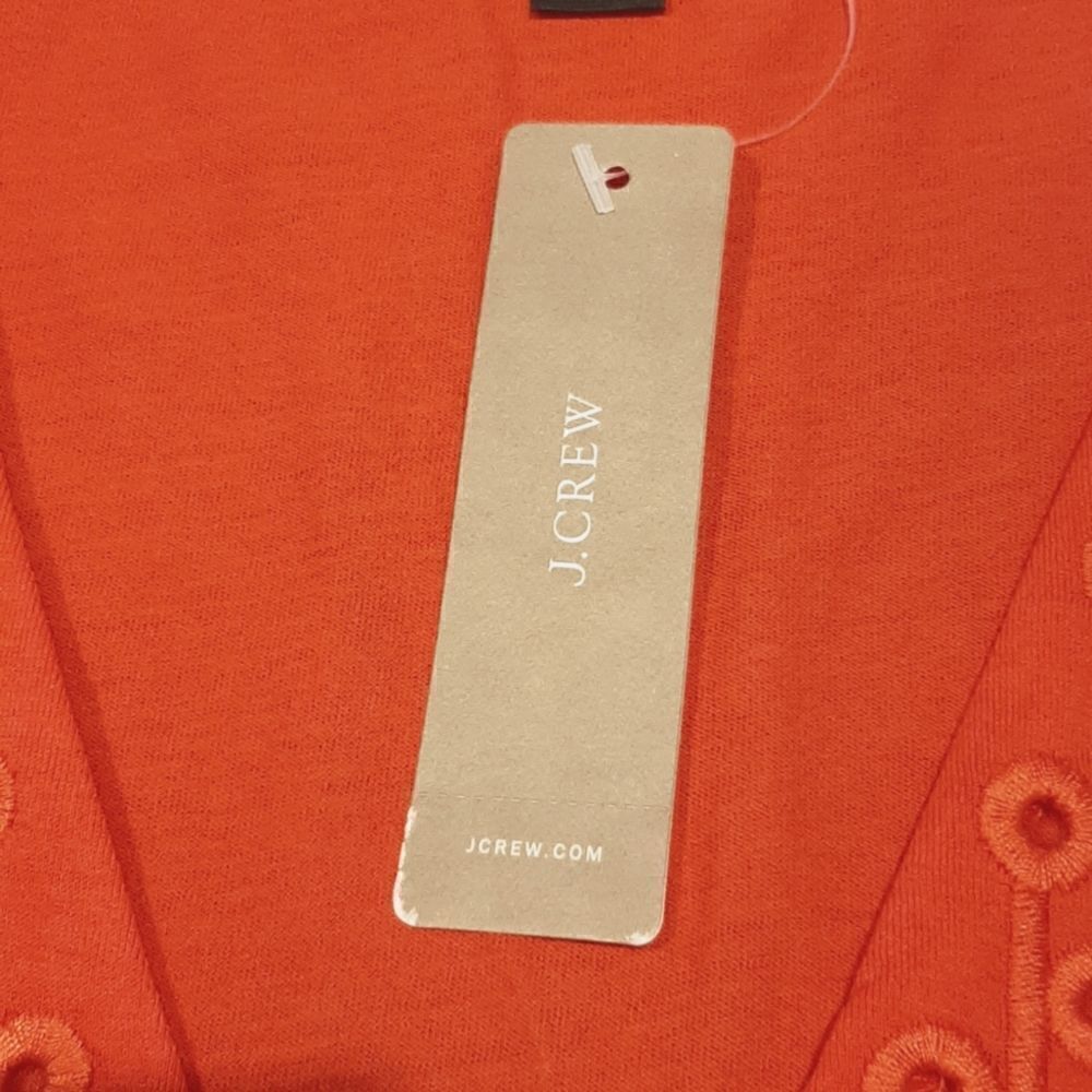 J.Crew Red Orange Tank Shirt - Picture 2 of 10